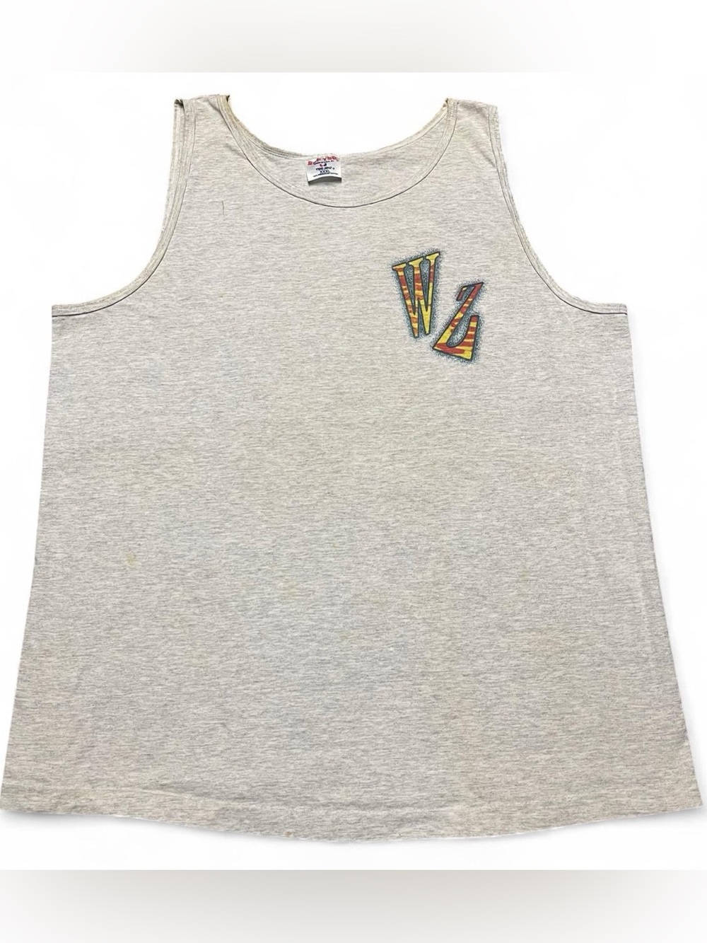 Vintage WZ Waverunner Jet Ski Tank Top Tee Gray Size XXXL 90s Made In USA